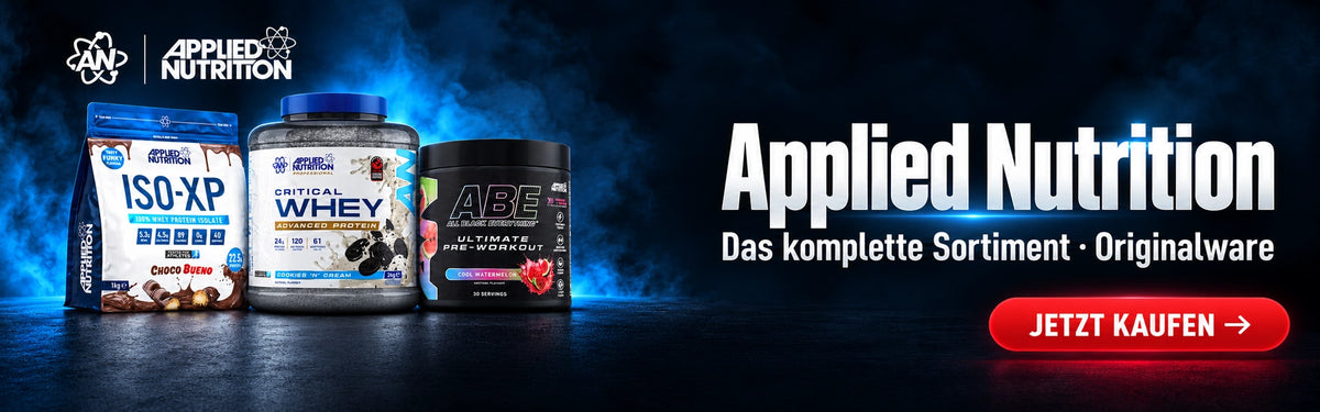 Applied Nutrition – das komplette Sortiment, Originalware – jetzt kaufen