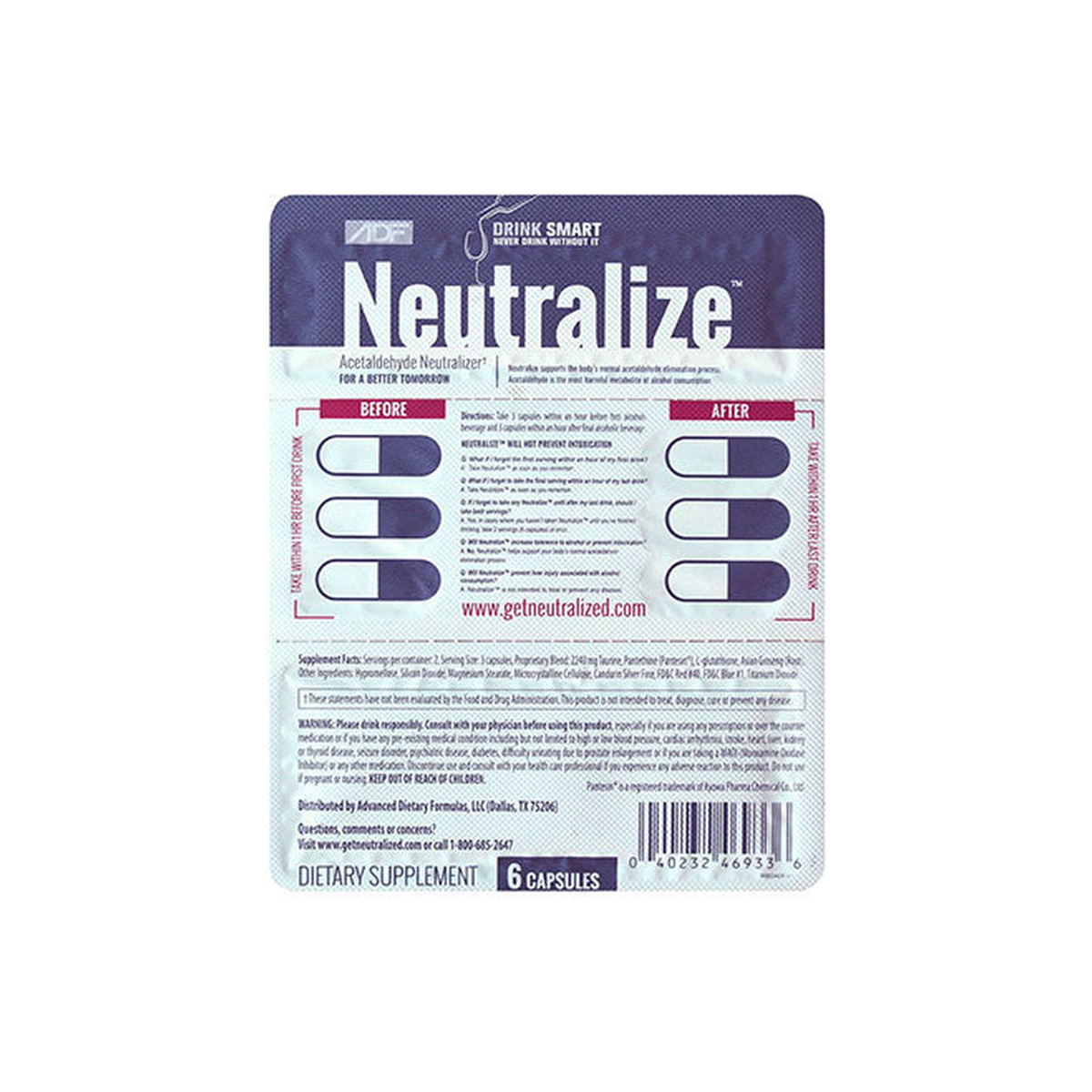 ADF Neutralize - 6 caps