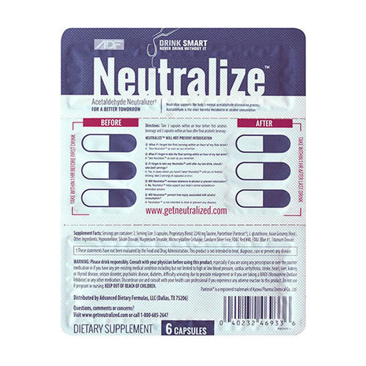 ADF Neutralize - 6 caps