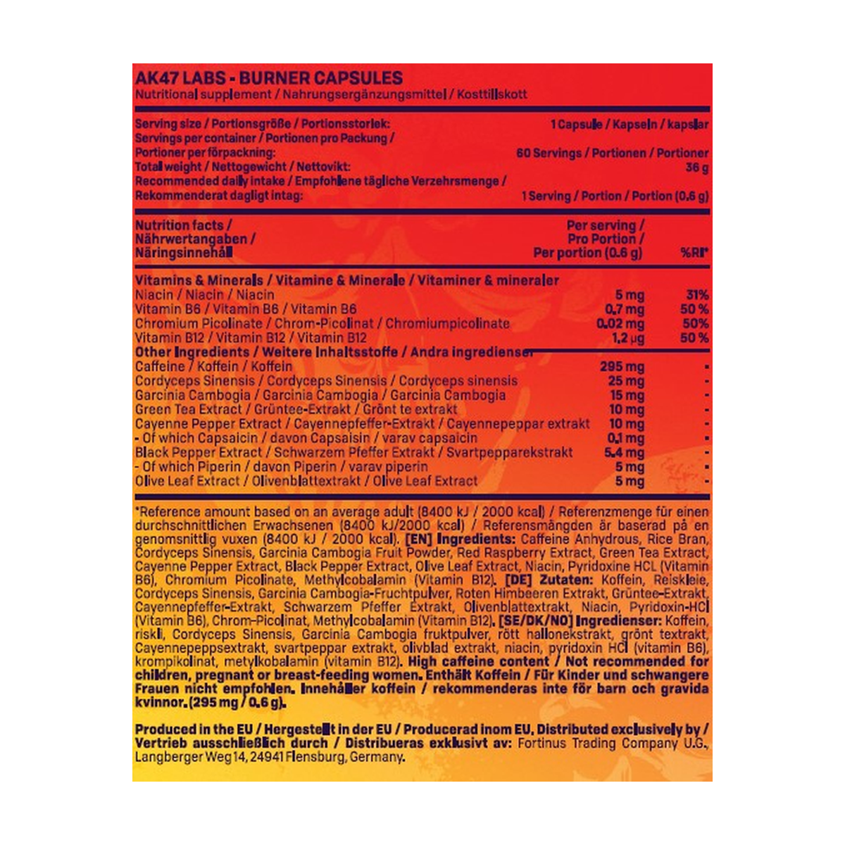 AK-47 Labs Burner - Produktansicht 2
