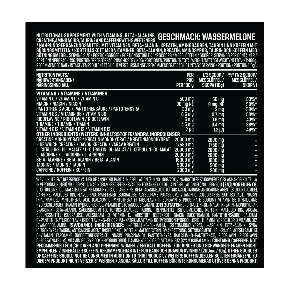 AK-47 Labs Schizo Pre-workout - Product view 5