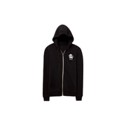 Animal Hooded Zipper - Black