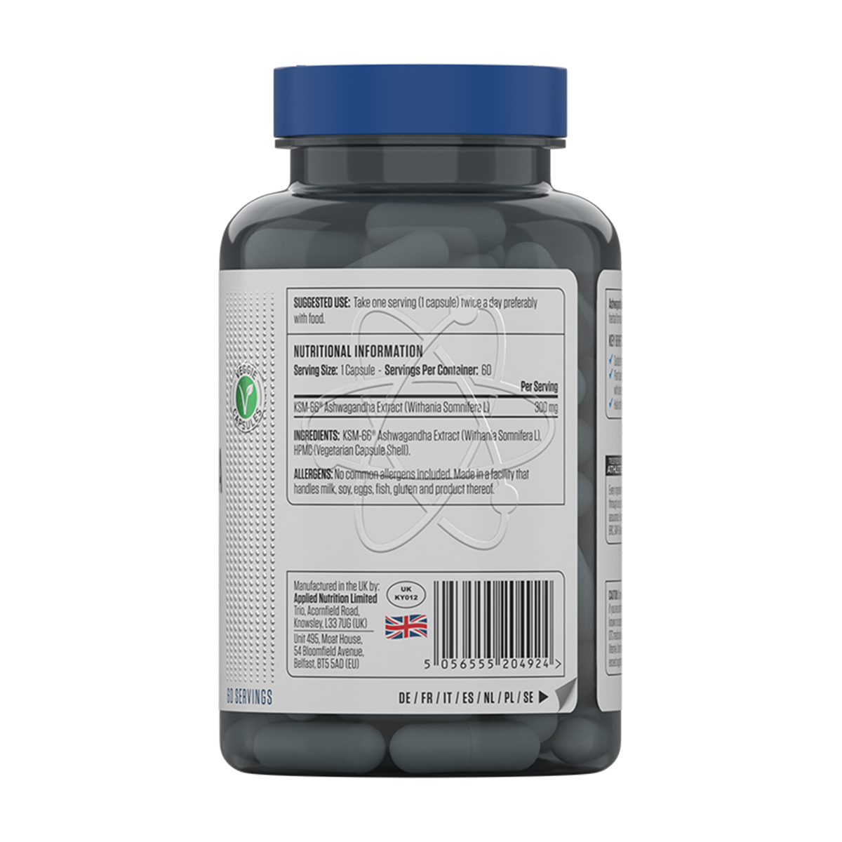 Applied Nutrition Aswagandha KSM-66 - Produktansicht 2