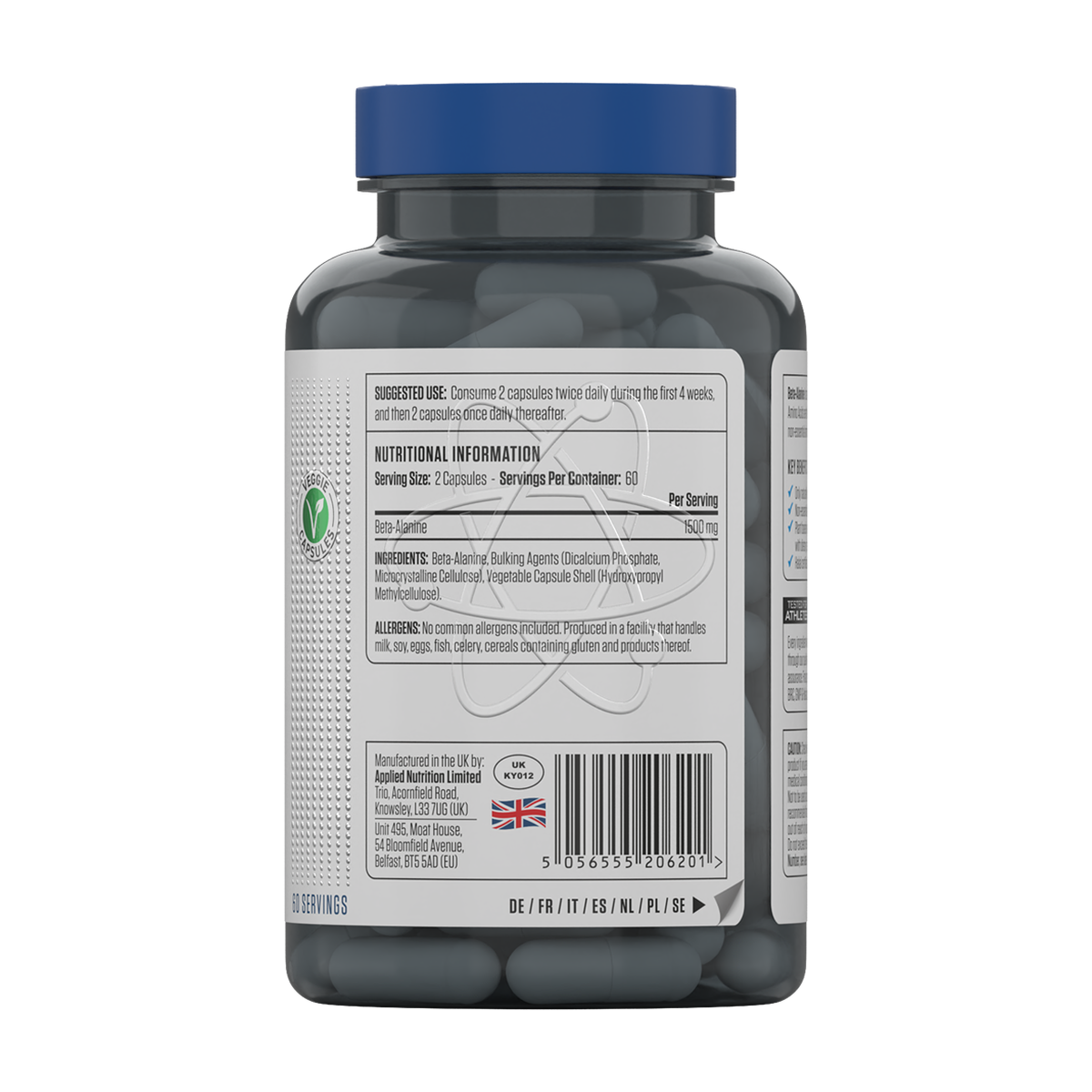 Applied Nutrition Beta-Alanine 1500 - Produktansicht 2