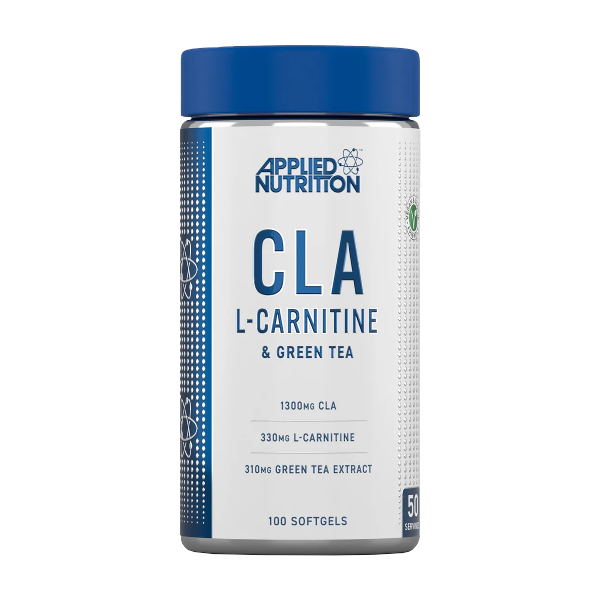 Applied Nutrition CLA, L-Carnitine & Green Tea - 100 softgels