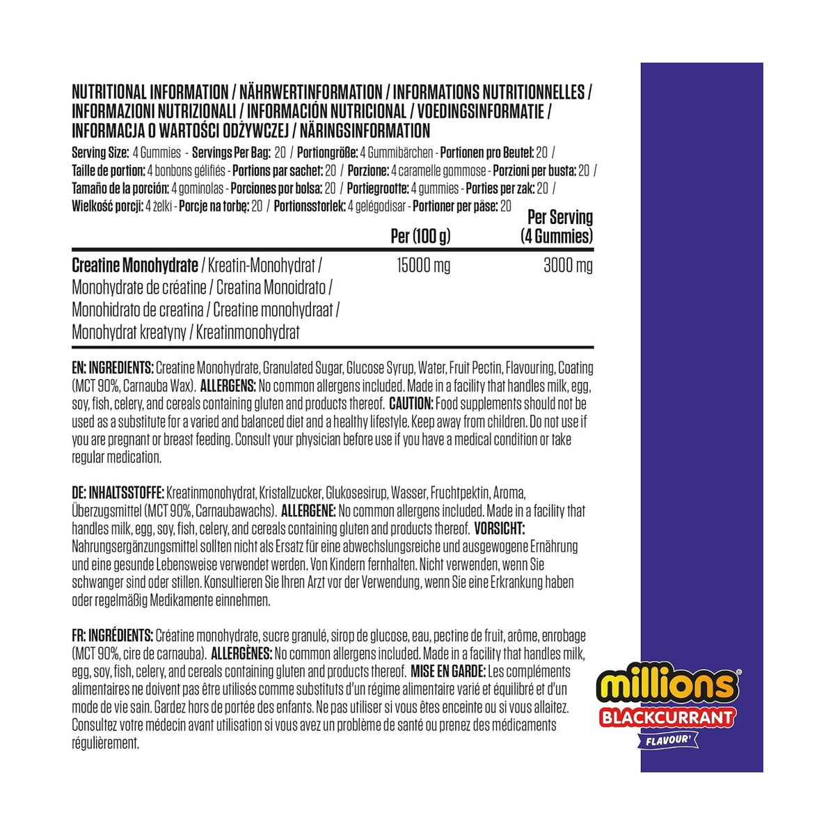 Applied Nutrition Creatine Gummies - Product view 6