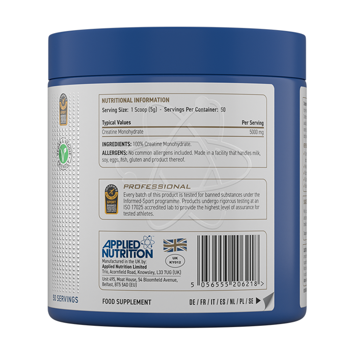 Applied Nutrition Creatine Monohydrate - Product view 2