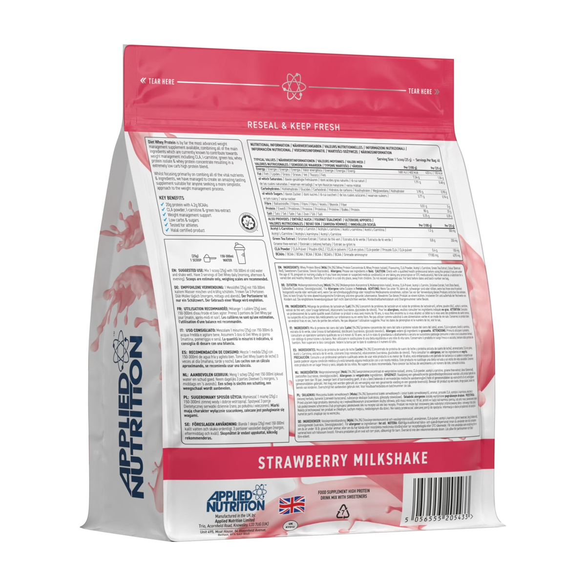 Applied Nutrition Diet Whey Protein - Product view 8