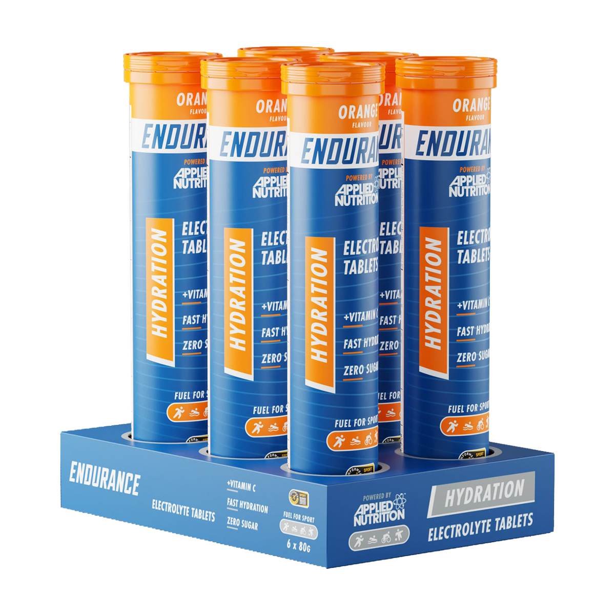 Applied Nutrition Endurance Hydration Electrolyte tabs - 6 x 20 tabs