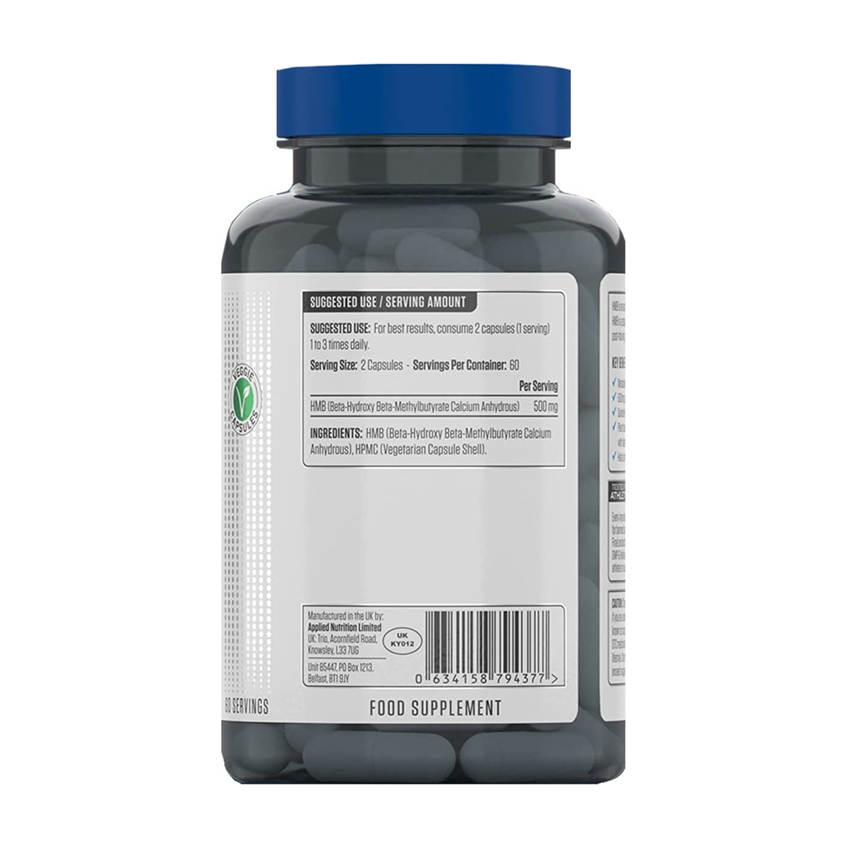 Applied Nutrition HMB 500 mg - Produktansicht 2