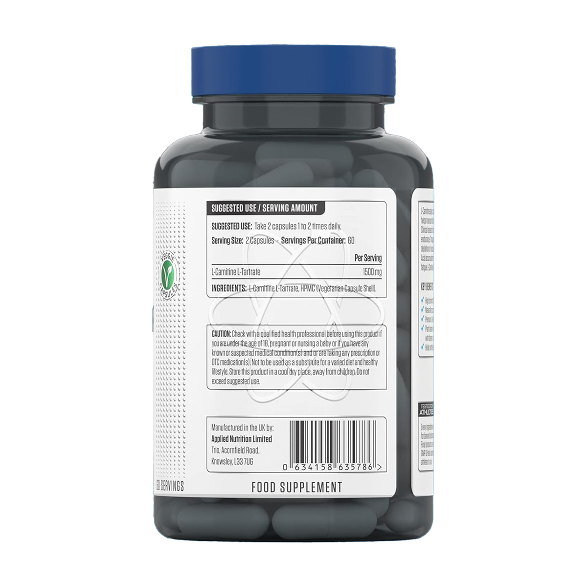 Applied Nutrition L-Carnitine 1500 - Produktansicht 2