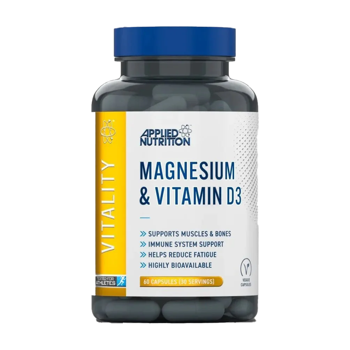 Applied Nutrition Magnesium & Vitamin D3 Capsules - 60 caps