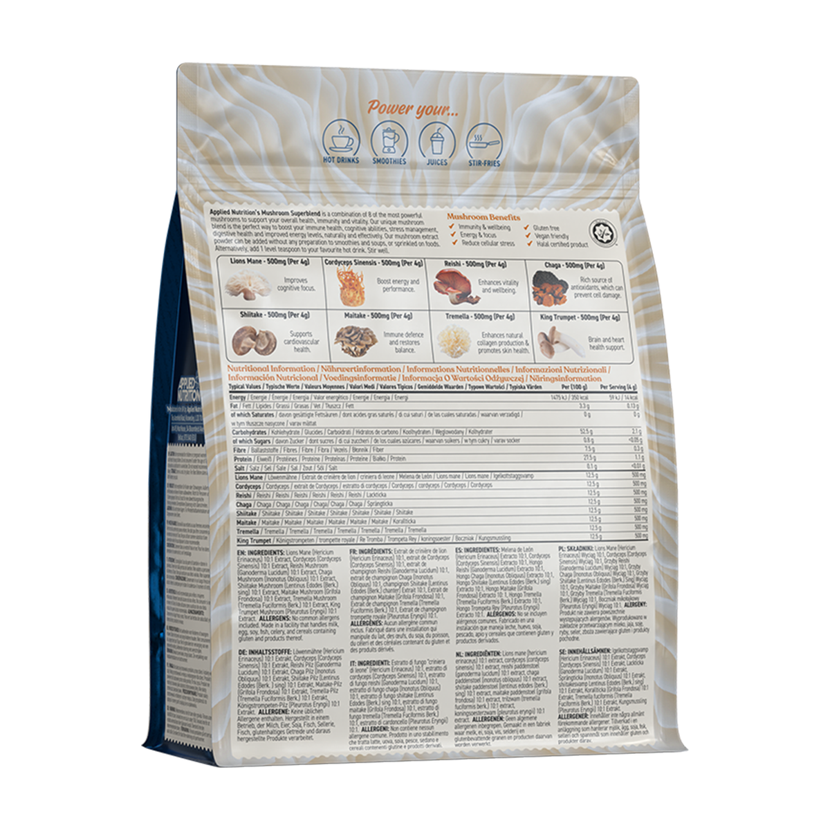 Applied Nutrition Mushroom Superblend - Product view 2