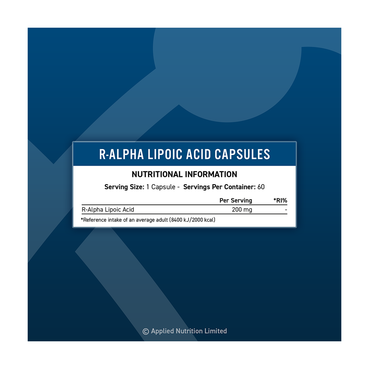 Applied Nutrition R-ALA - Produktansicht 2