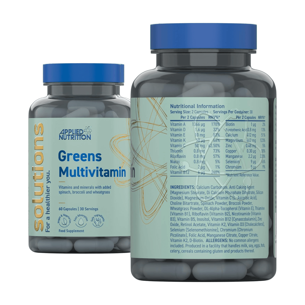 Applied Nutrition Solutions Greens + Multivitamins - Produktansicht 2