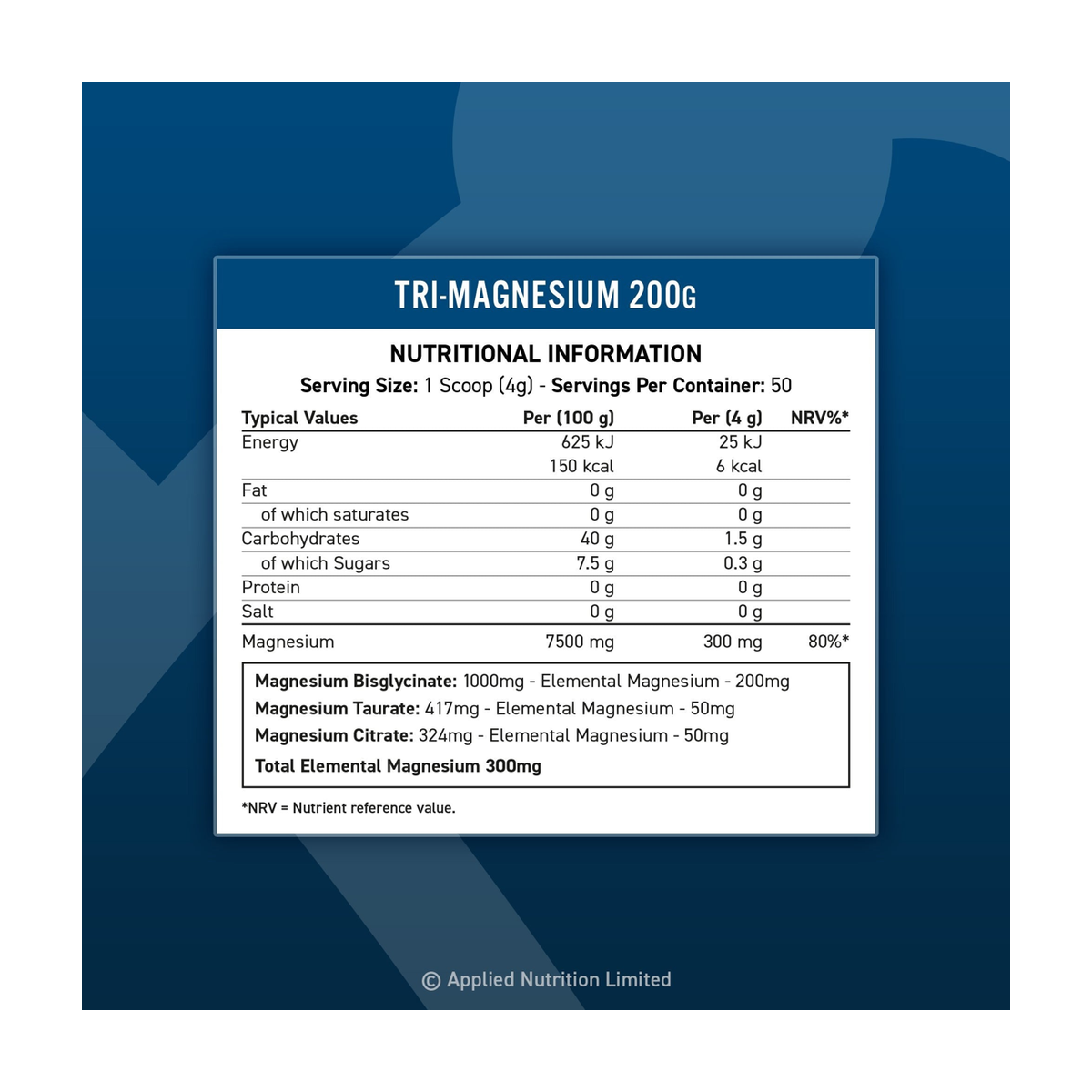 Applied Nutrition Tri-Magnesium - Produktansicht 2
