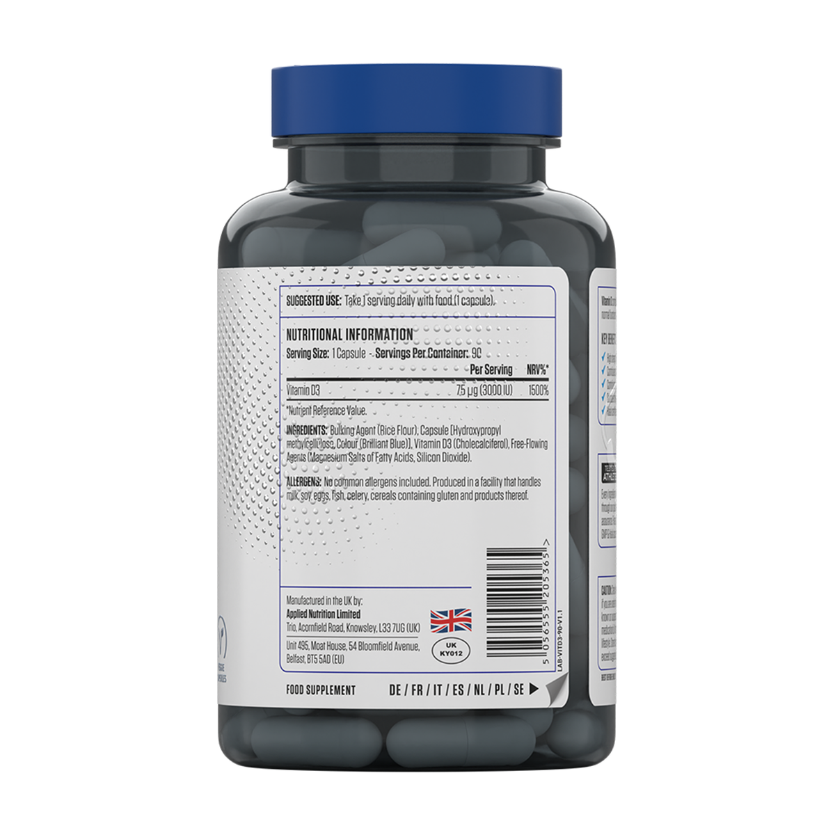 Applied Nutrition Vitamin D3 - Produktansicht 2