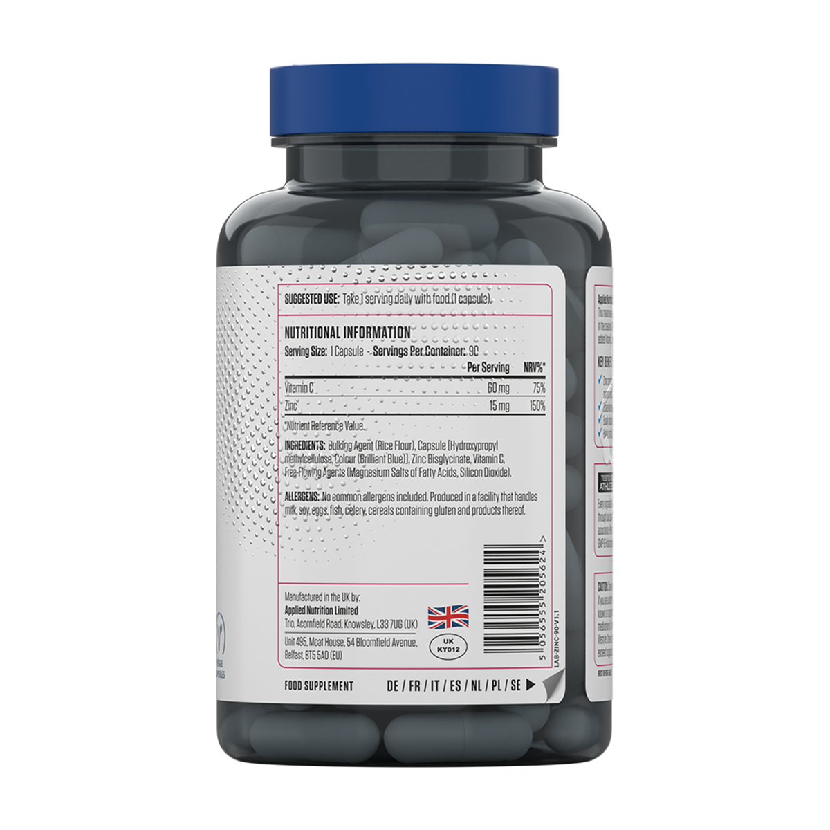 Applied Nutrition Zinc - Produktansicht 2