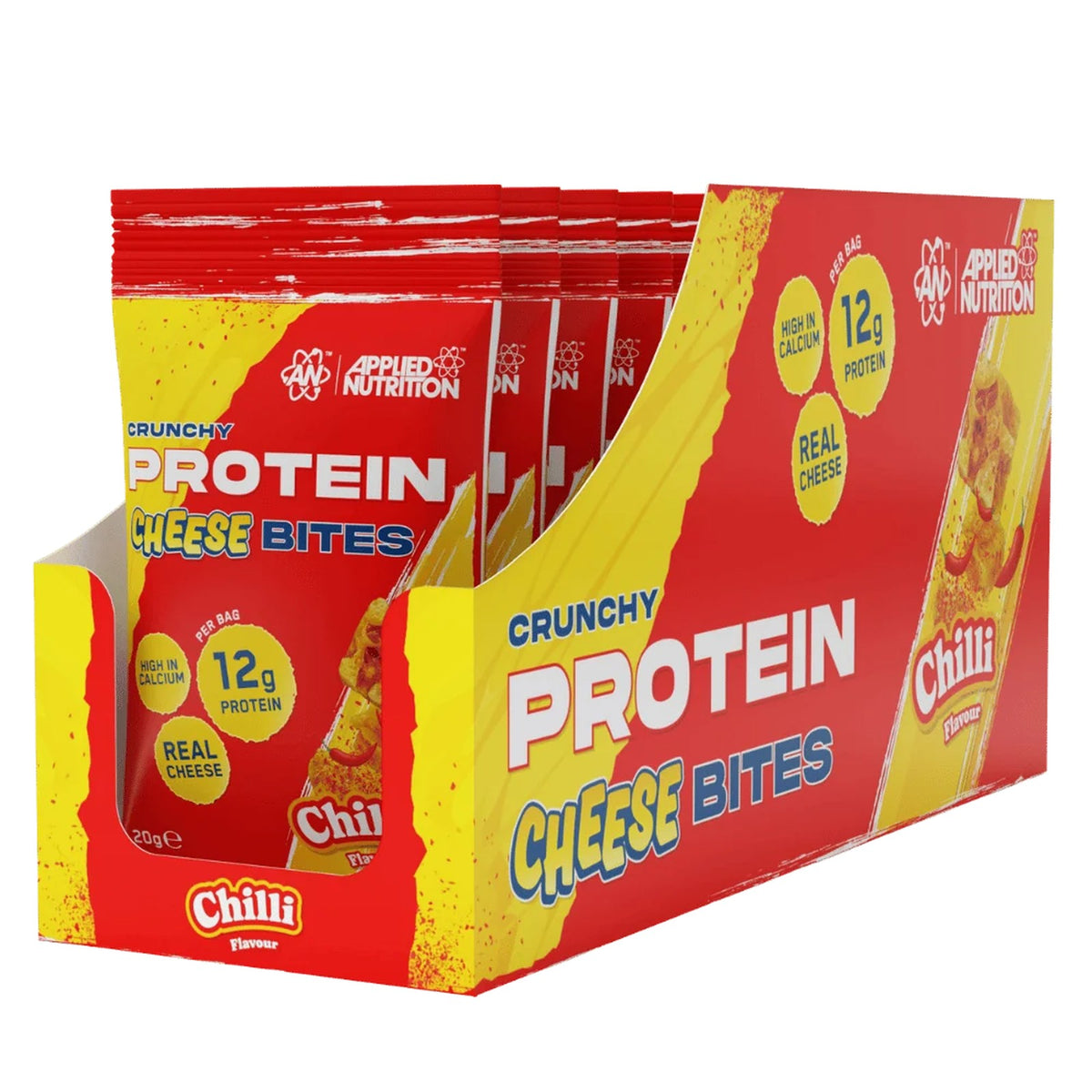 Applied Nutrition Protein Cheese Bites Chilli – 12er Display | Best-Supps