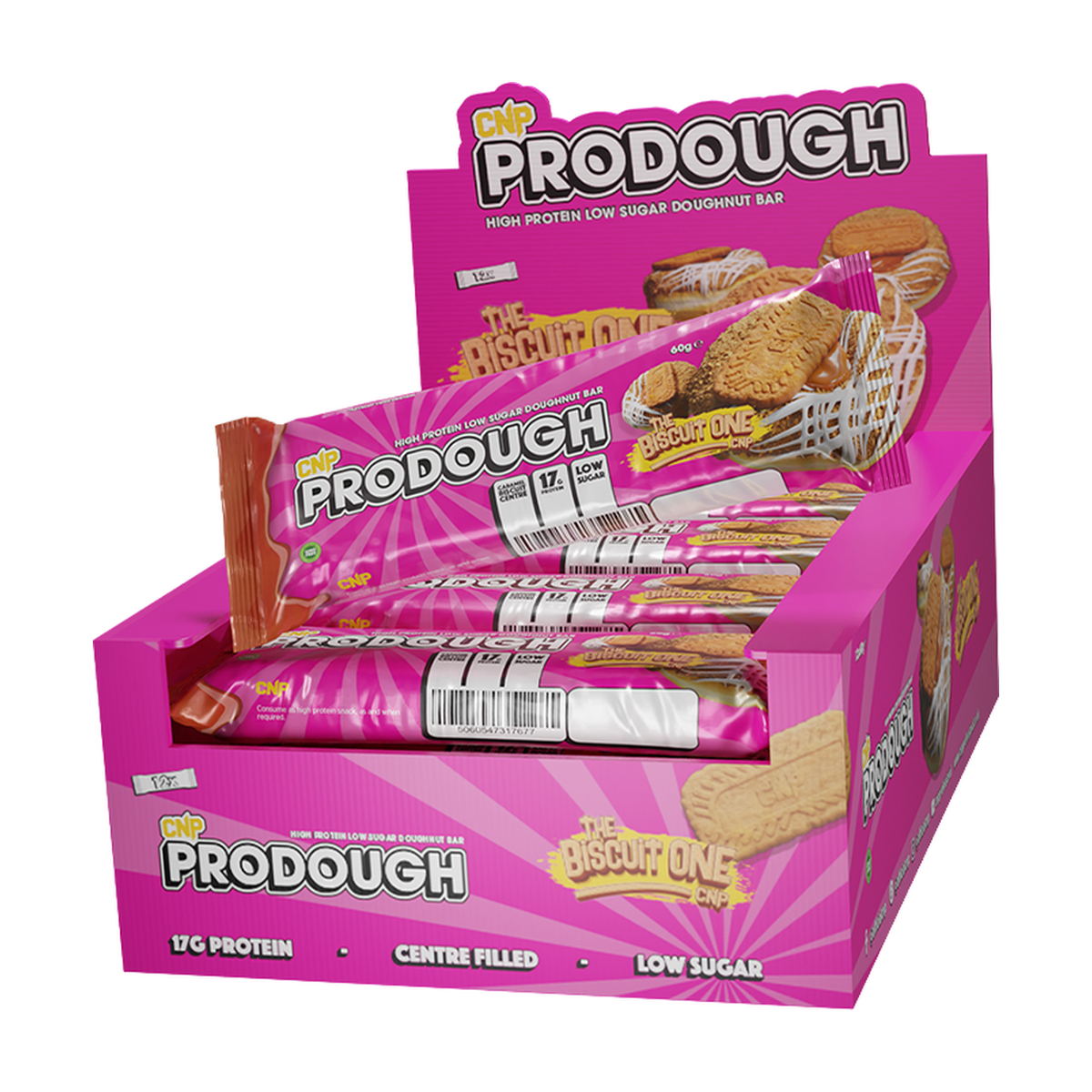 CNP ProDough Doughnut Bars - 12 x 60 g