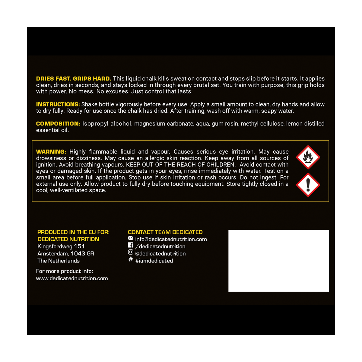 Dedicated Liquid Chalk - Product view 5