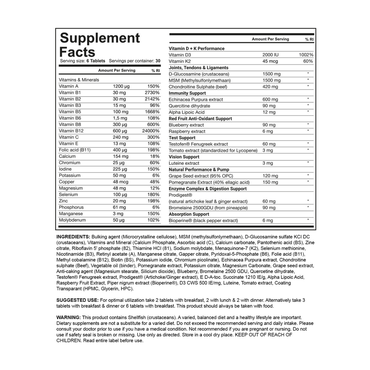 Dedicated Nutrition Alpha Triad - Product view 3