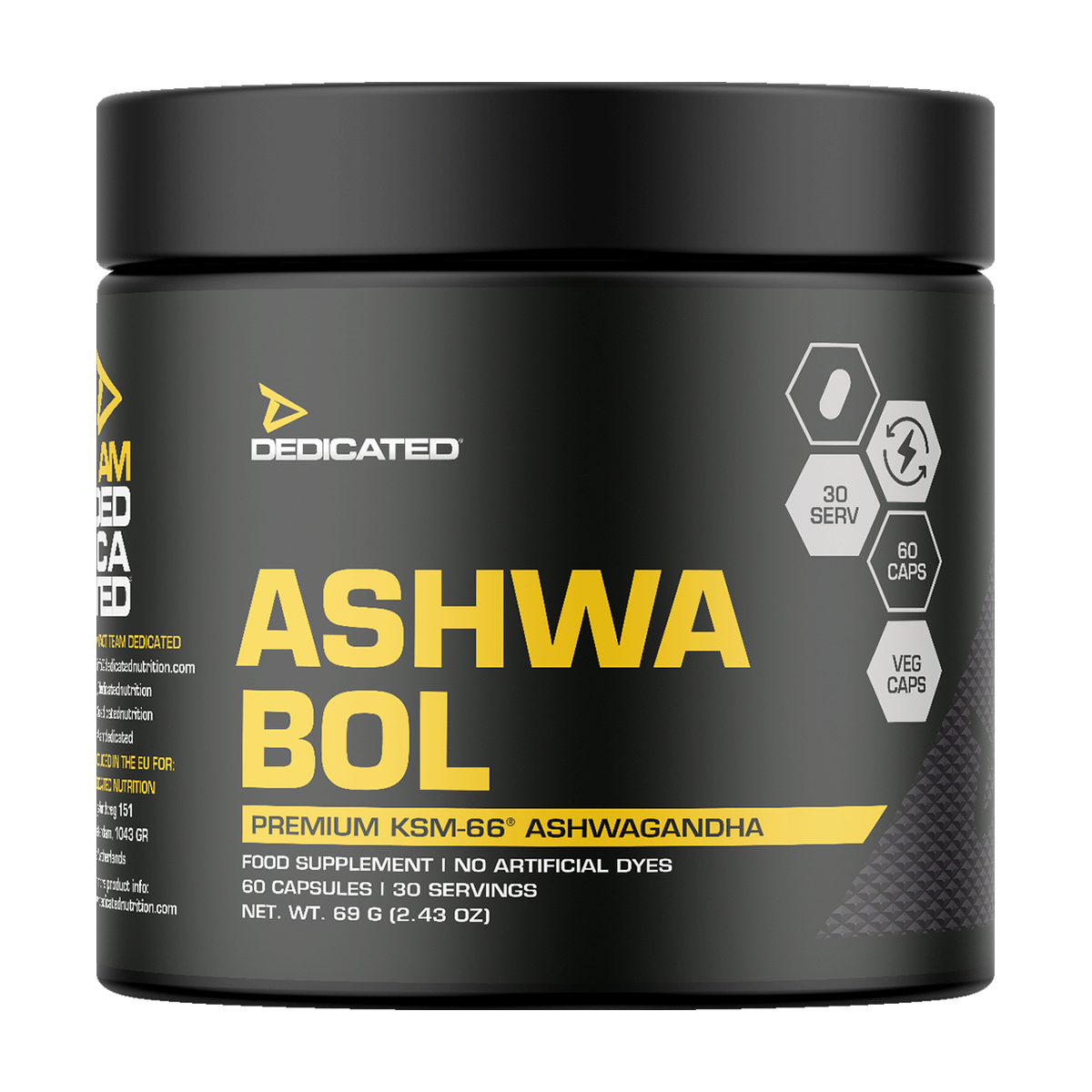 Dedicated Nutrition ASHWA-BOL - 60 caps