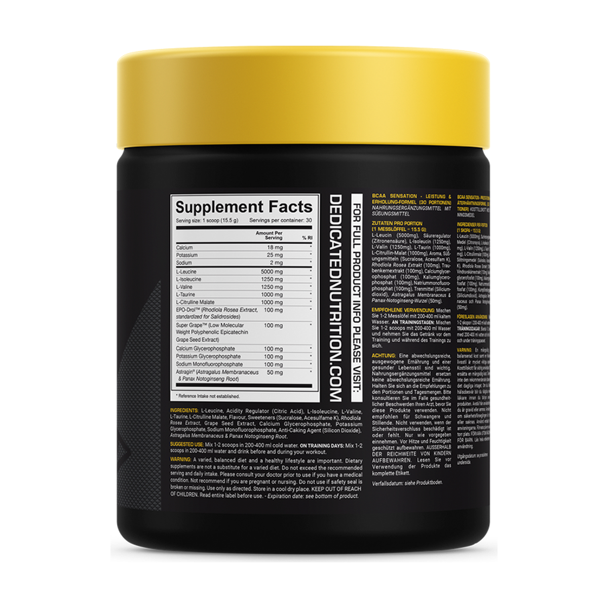 Dedicated Nutrition BCAA Sensation - Product view 4