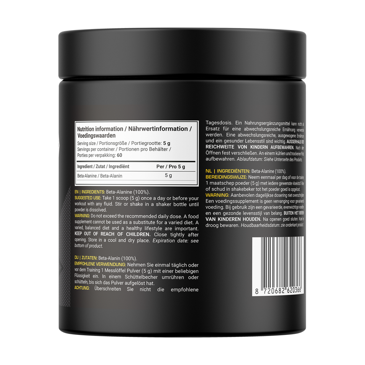 Dedicated Nutrition Beta-Alanine - Produktansicht 2