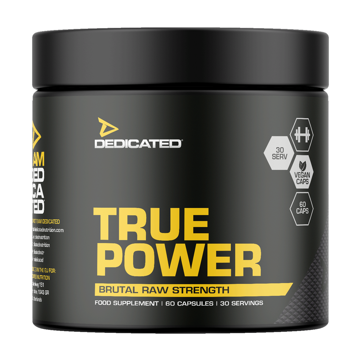 Dedicated Nutrition TRUE POWER - 60 caps