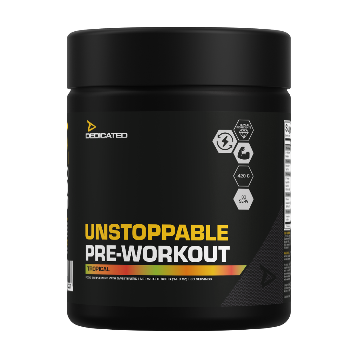 Dedicated Nutrition Unstoppable Pre-workout - 420 g