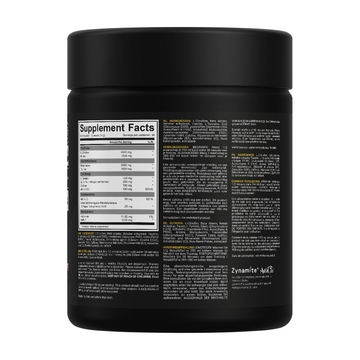 Dedicated Nutrition Unstoppable Pre-workout - Product view 5