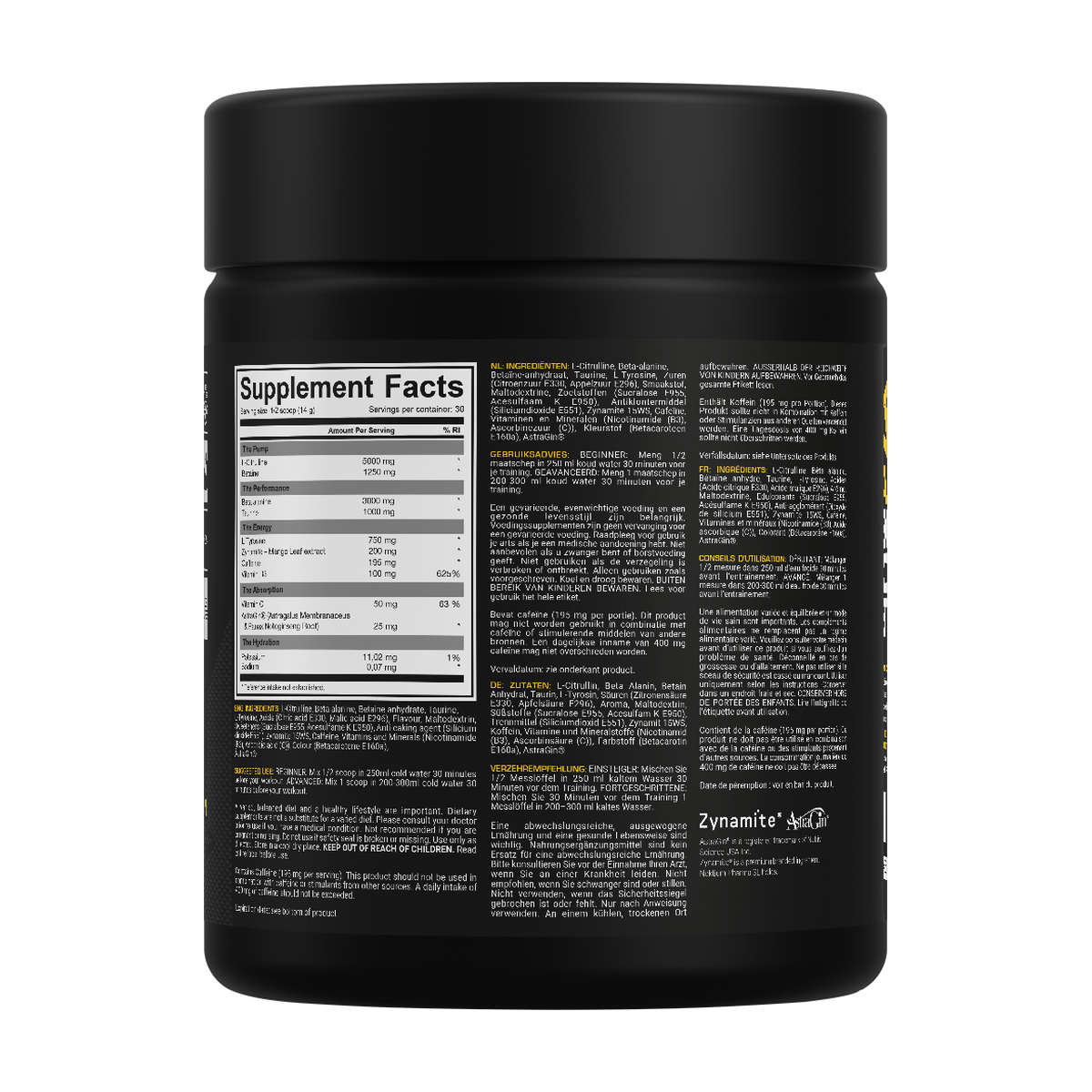 Dedicated Nutrition Unstoppable Pre-workout - Product view 6