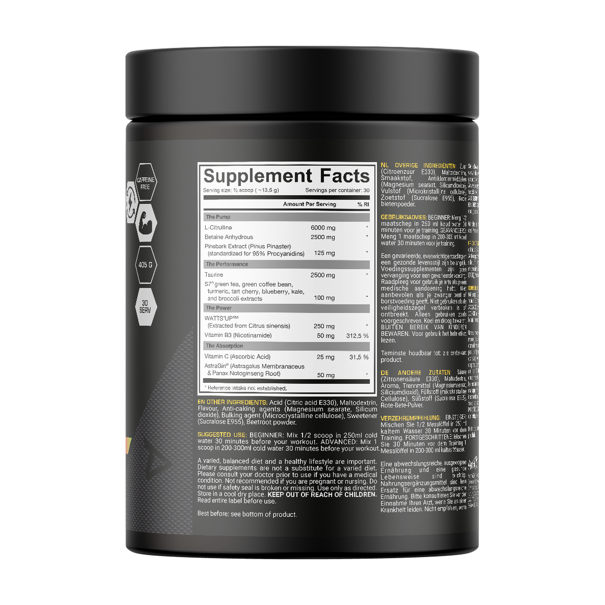 Dedicated Nutrition Unstoppable Pump - Product view 5
