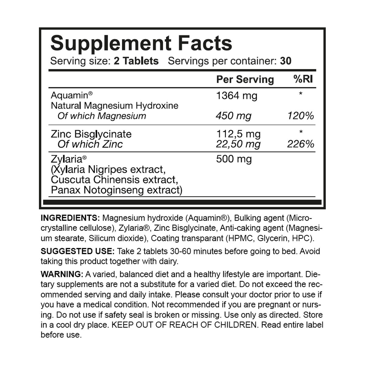 Dedicated Nutrition ZM-z - Produktansicht 3