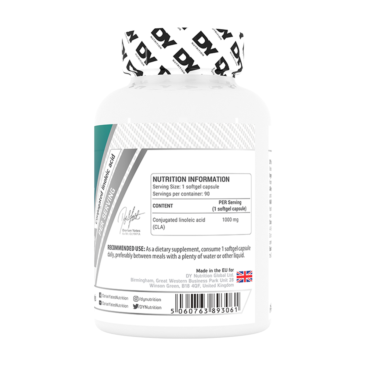 DY Nutrition CLA 1000mg - Product view 2