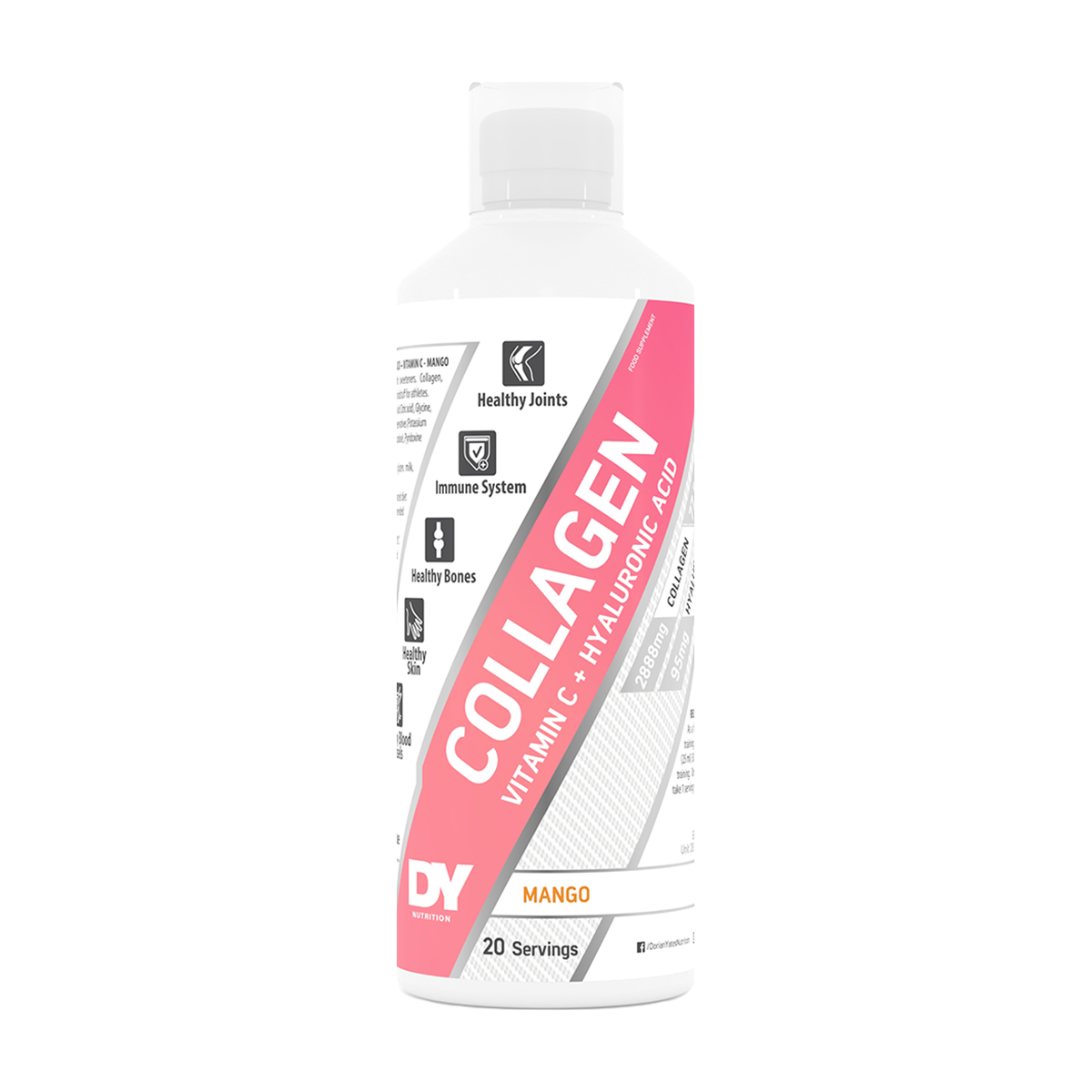 DY Nutrition Collagen + Vitamin C + Hyaluronic Acid - Produktansicht 2