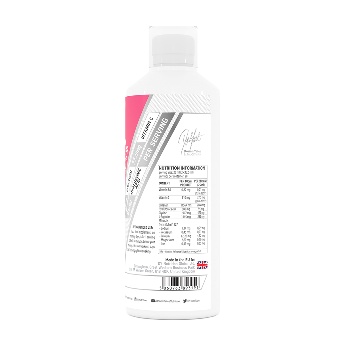 DY Nutrition Collagen + Vitamin C + Hyaluronic Acid - Product view 4