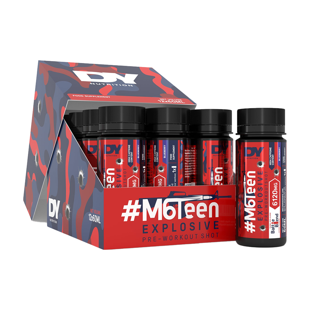 DY Nutrition M6Teen Pre-workout Shots - Produktansicht 2