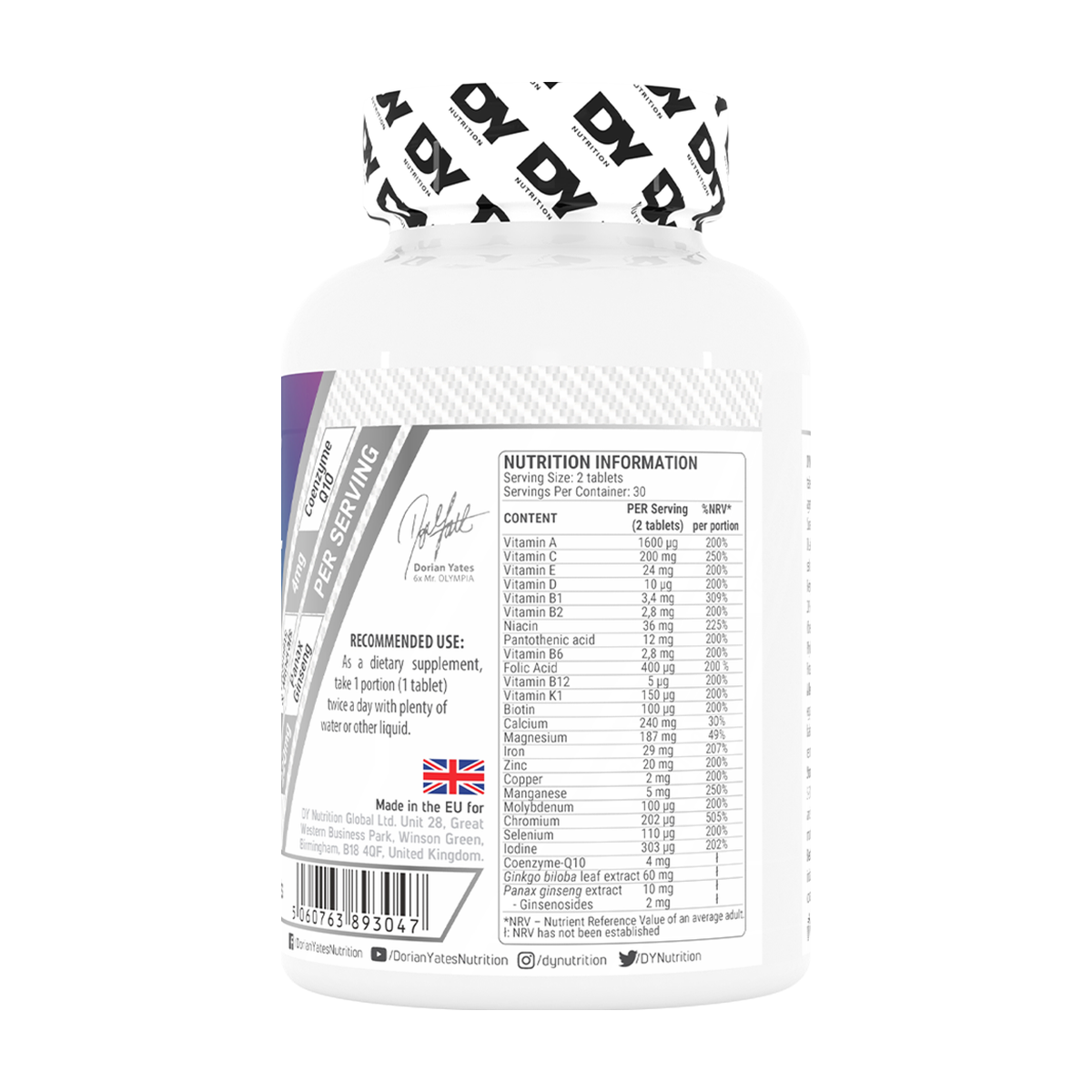 DY Nutrition Multivitamin Complex - Produktansicht 2