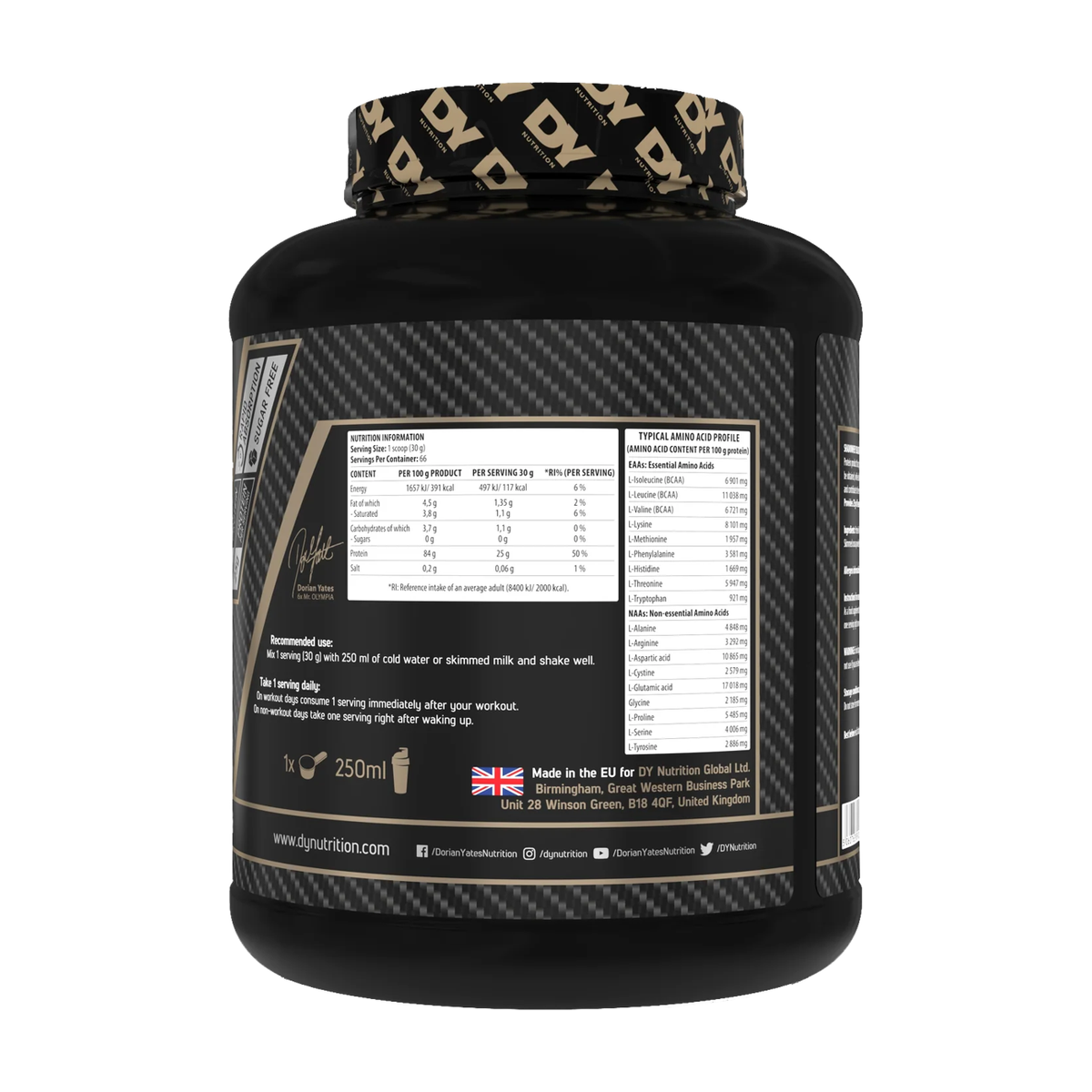 DY Nutrition Shadowhey Isolate Protein - Produktansicht 9