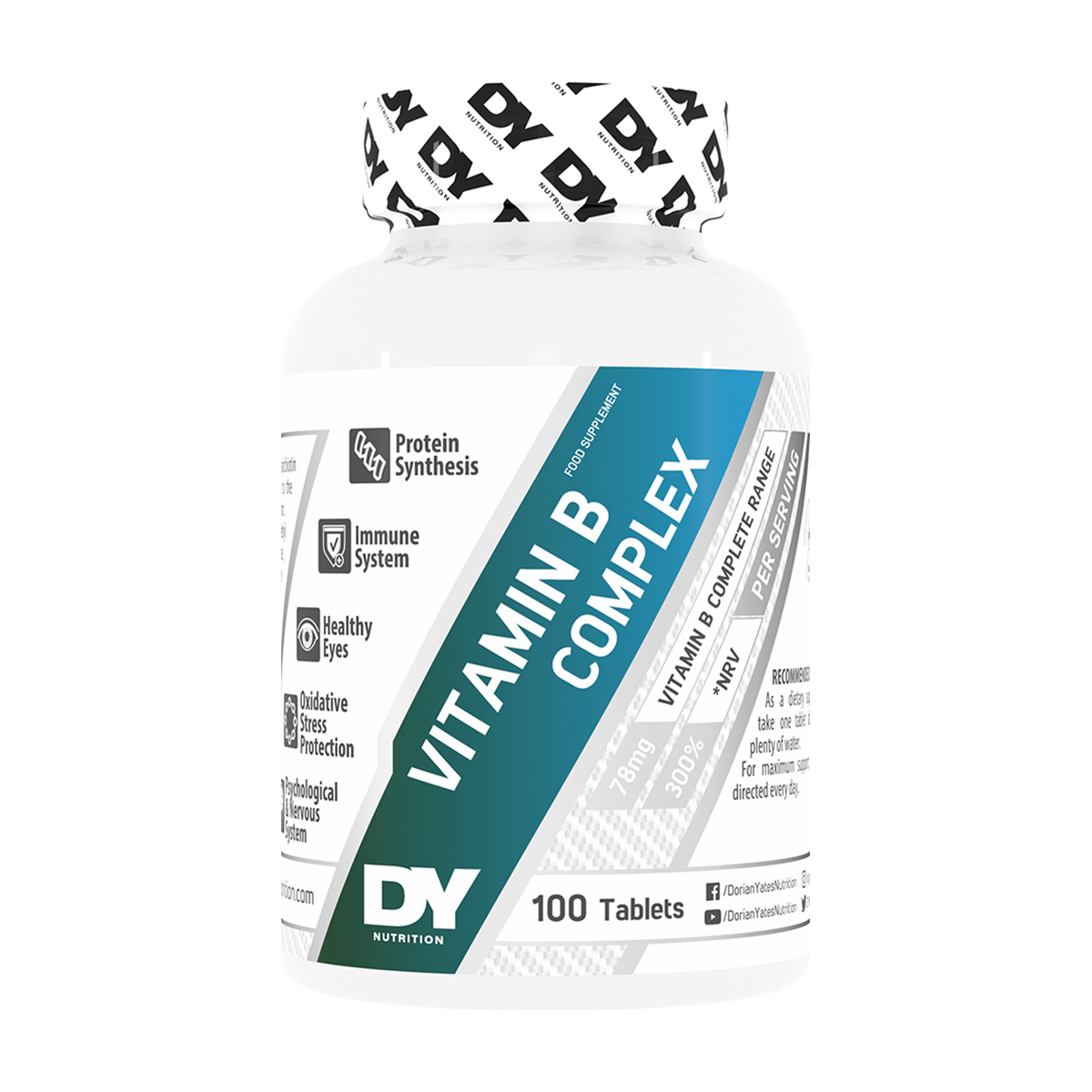 DY Nutrition Vitamin B Complex - 100 tabs