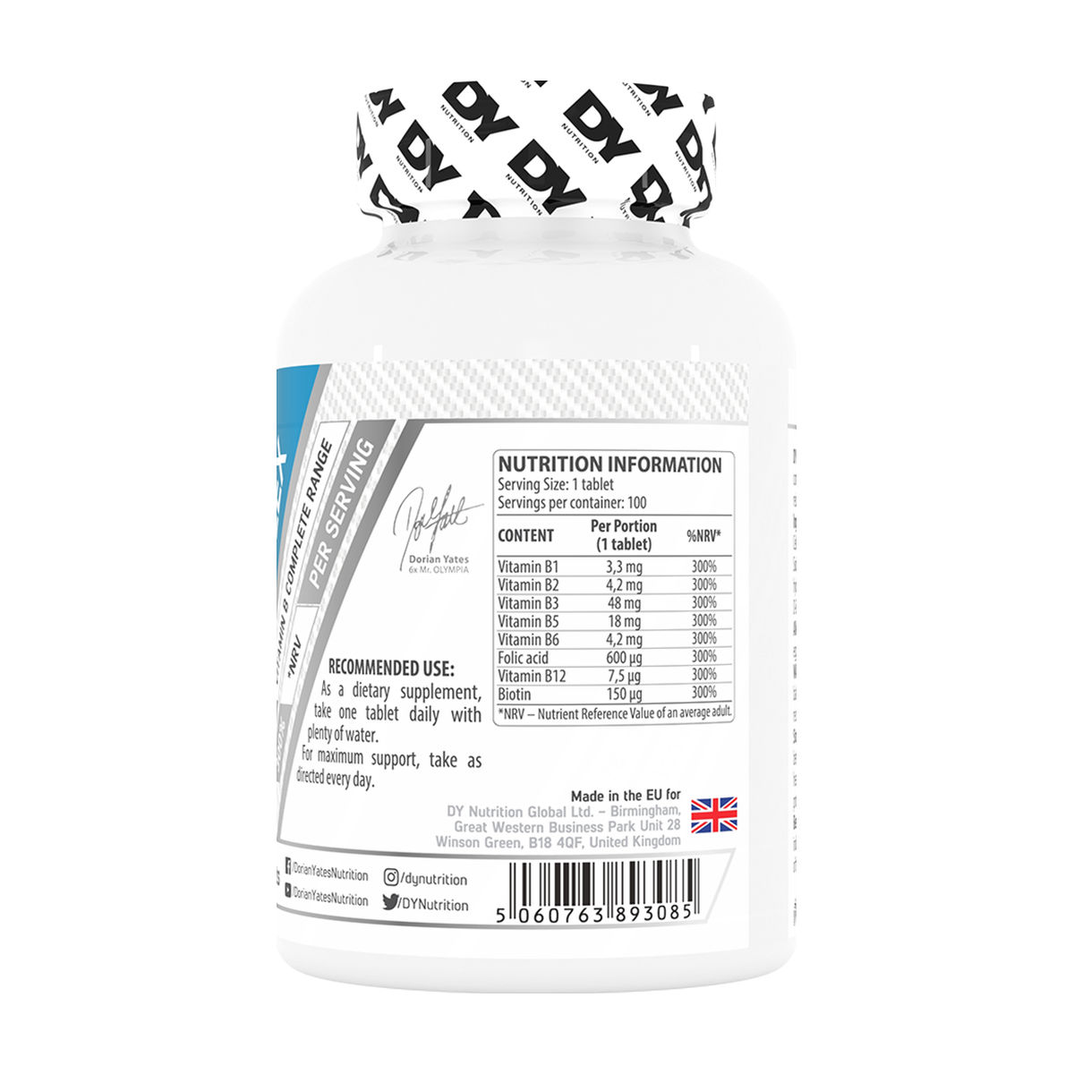 DY Nutrition Vitamin B Complex - Produktansicht 2