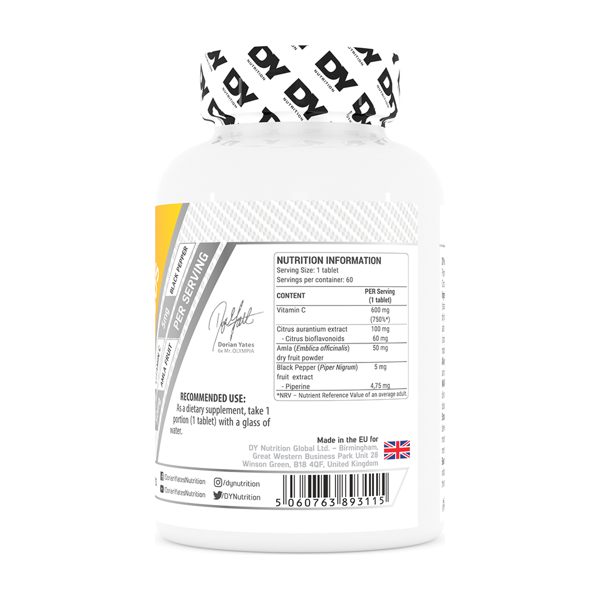 DY Nutrition Vitamin C Plus - Product view 2