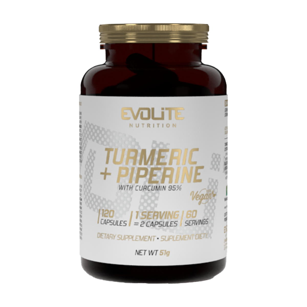 Evolite Turmeric + Piperine 95% - 120 caps