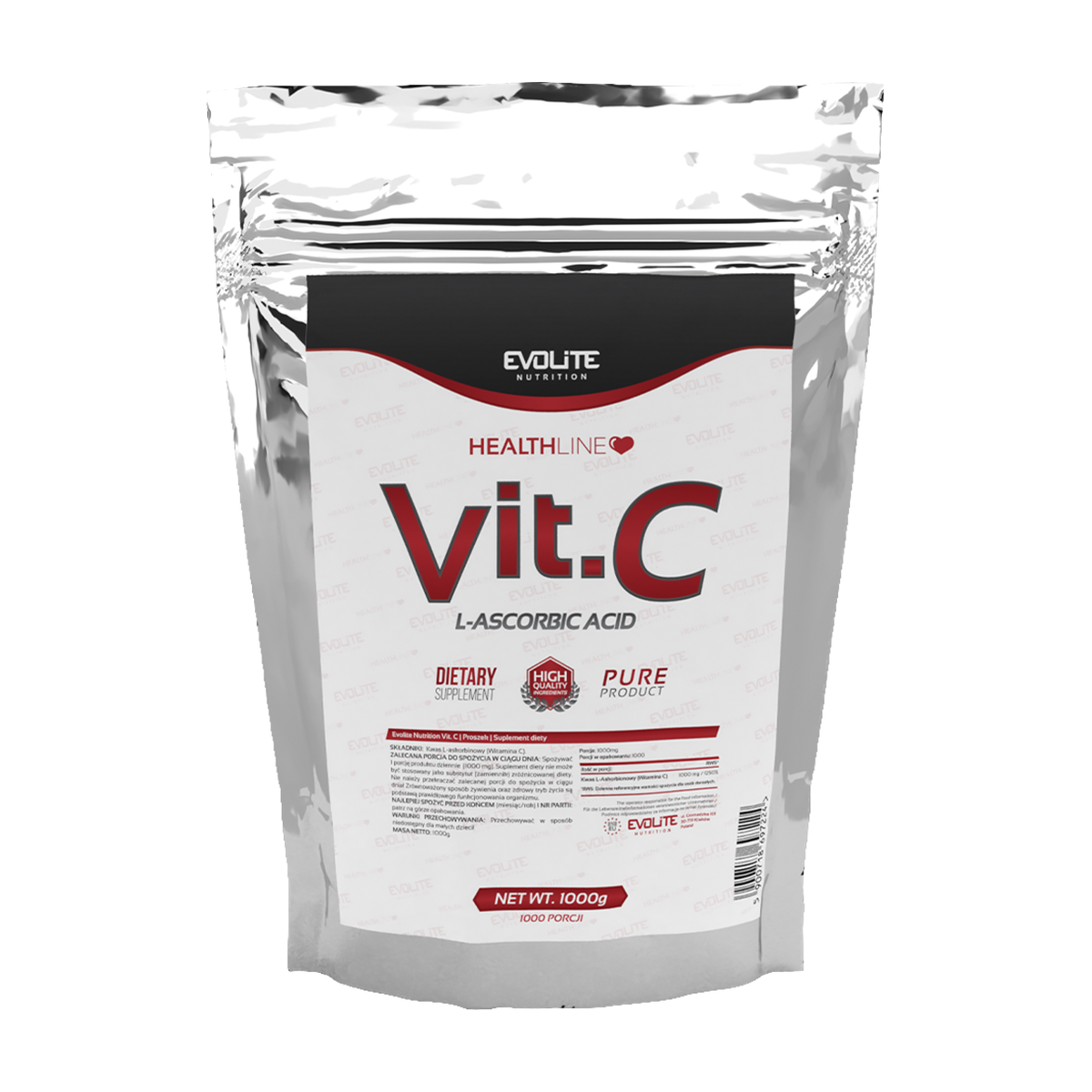 Evolite Vitamin C Powder - 1000 g