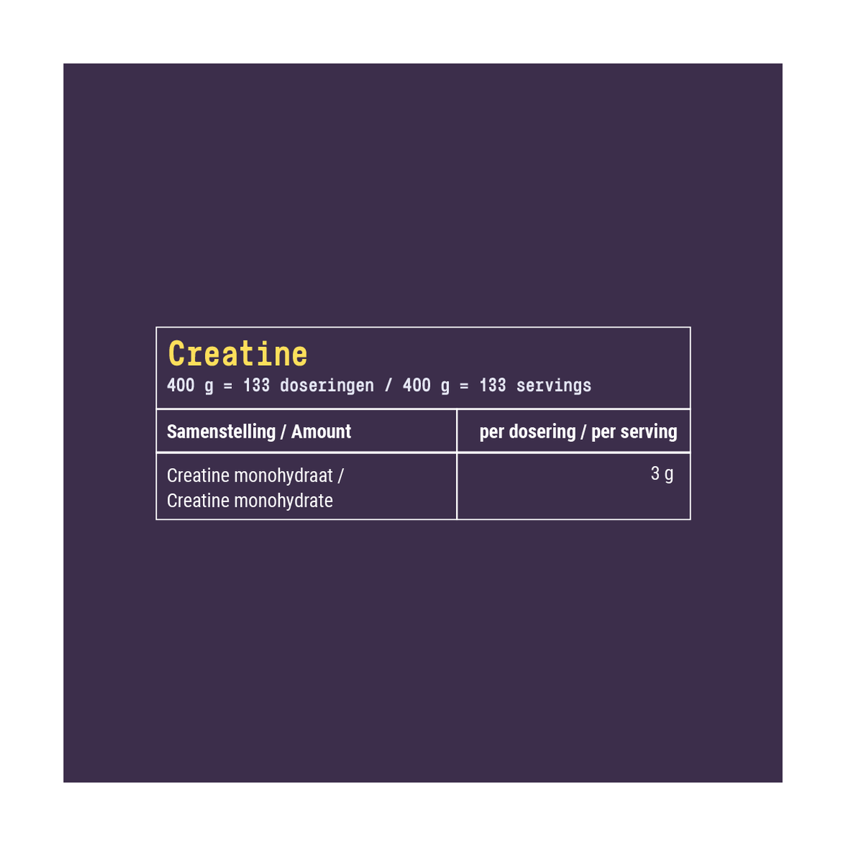 Fit & Co Creatine Monohydraat - Product view 3