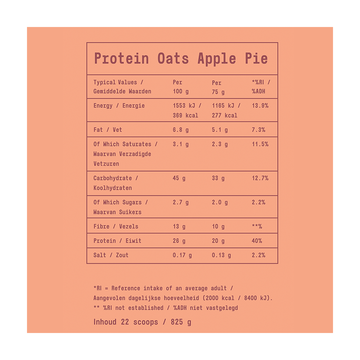 Fit & Co Protein Oats Apple Pie - Product view 8