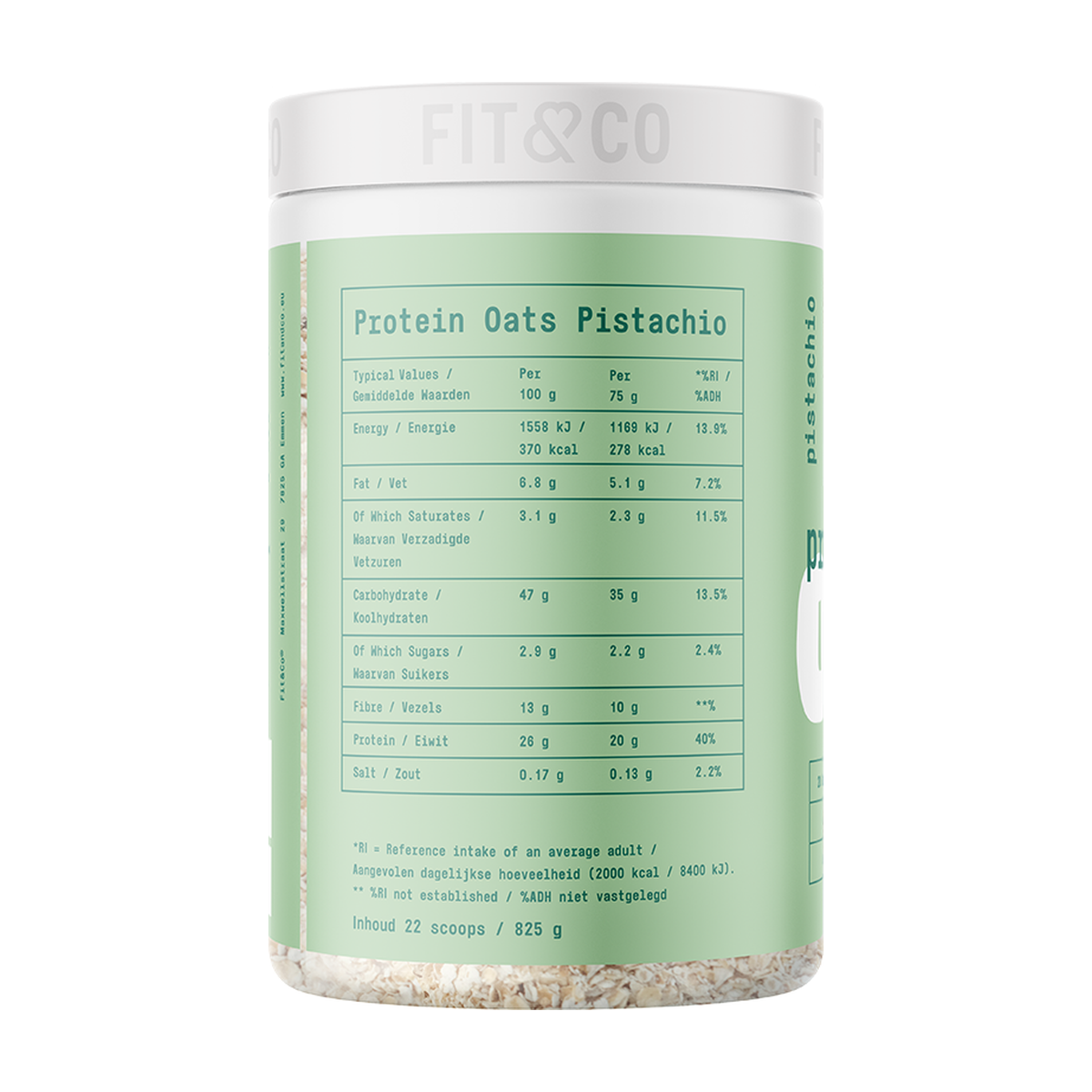 Fit & Co Protein Oats Pistachio - Product view 4