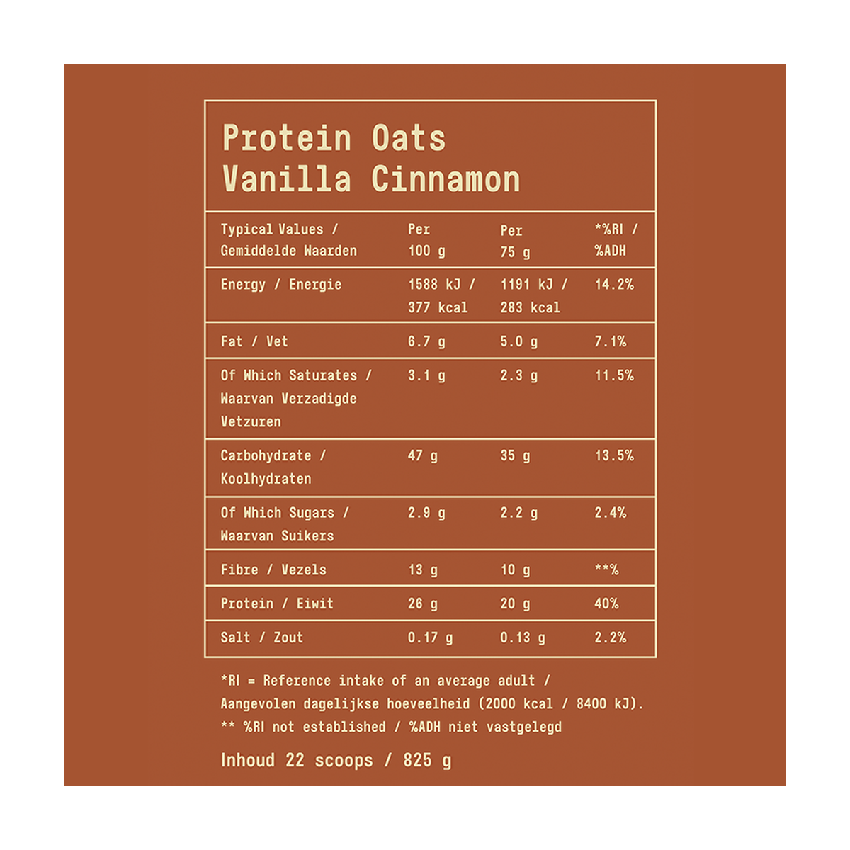Fit & Co Protein Oats Vanilla Cinnamon - Product view 9